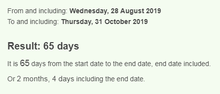 its a date